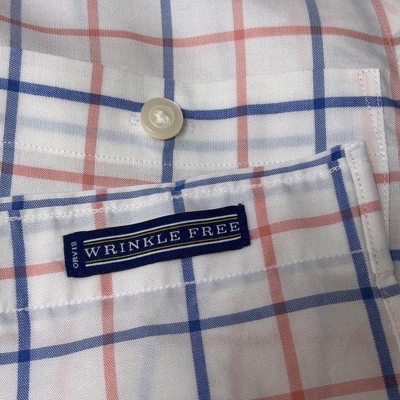 ORVIS Cotton Shirt Button Front Dress Classic Fit Window Pane Check NWOT - Picture 11 of 14